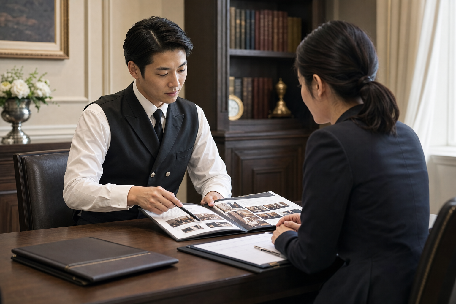 執事として働く将来を考える受講生