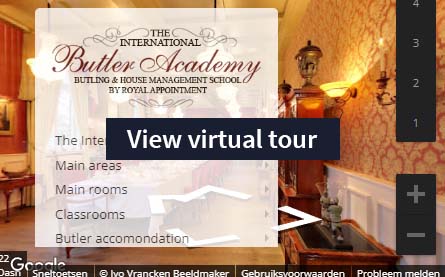 The International Butler Academy の公式サイト掲載画像
