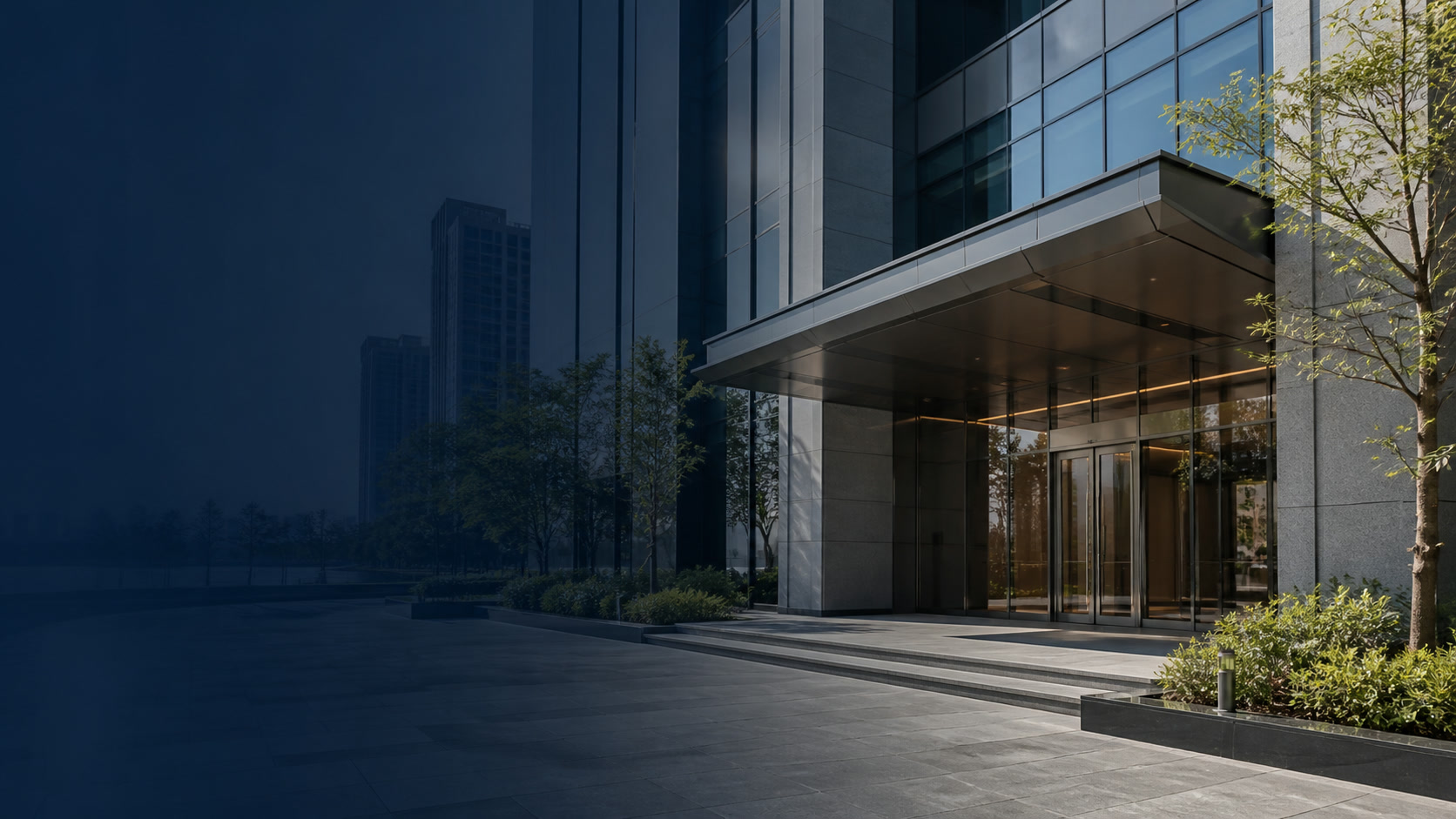 Exterior of the association office in Aomi, Odaiba (association site)