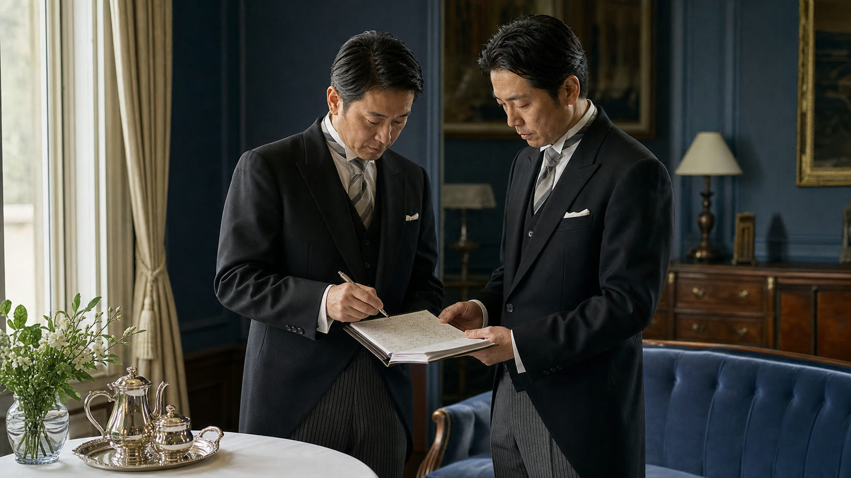 A butler team briefing (association site)