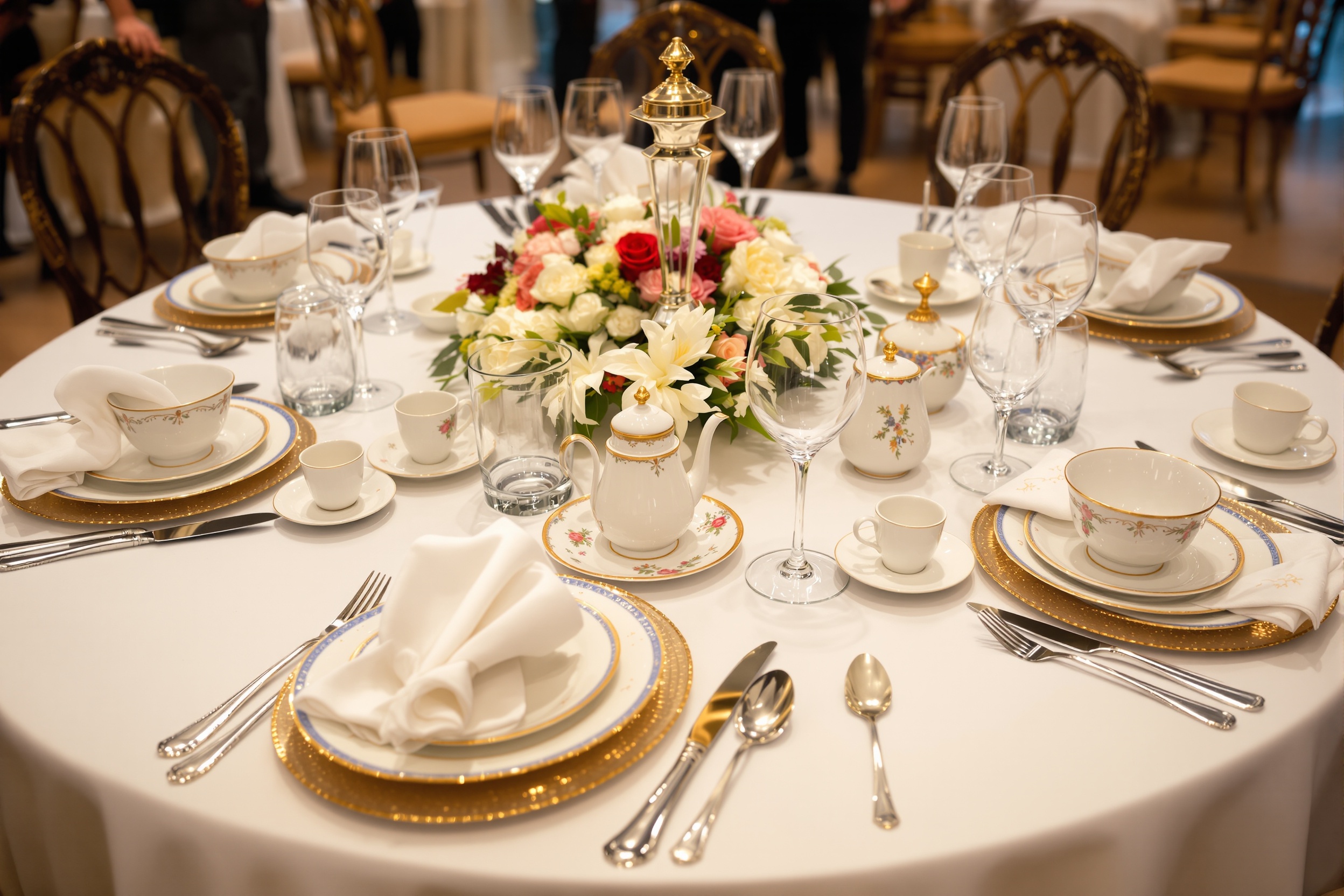 A scene from a manners course (Butler Bell site)