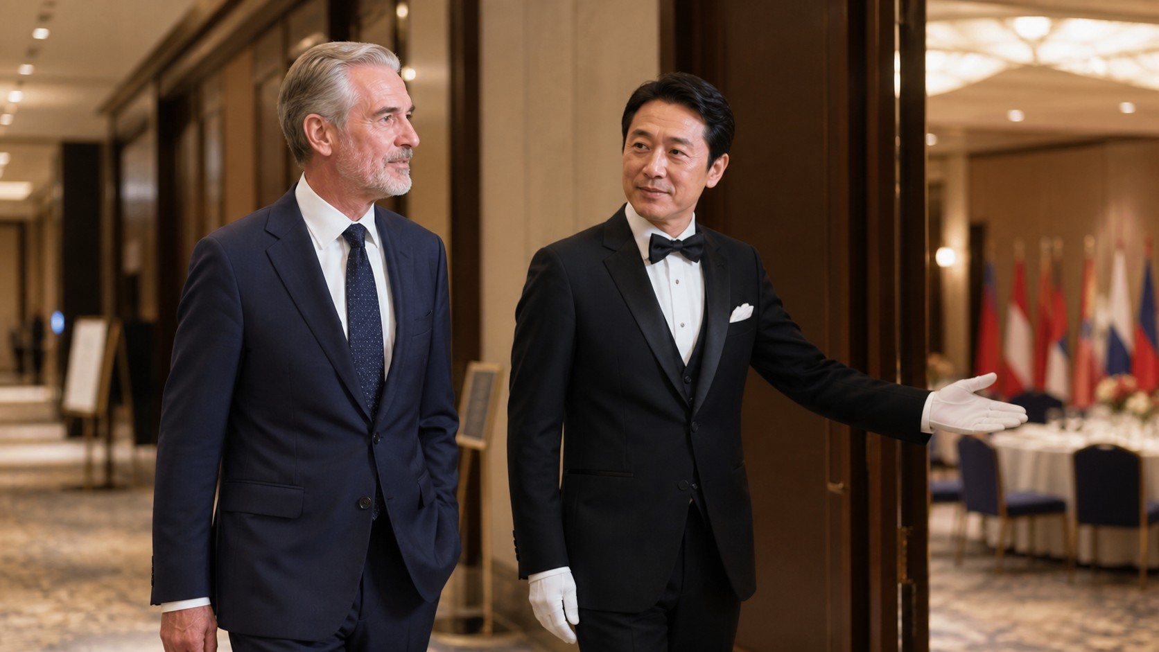 VIPを迎える法人現場の執事（THE BUTLER の画像）